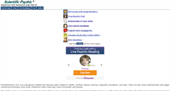 Desktop Screenshot of m.scientificpsychic.com