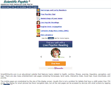 Tablet Screenshot of m.scientificpsychic.com